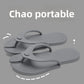 One piece EVA travel slipper in one of the eight colours offered, open toe thong design