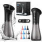 Funnel ear cleaner and pistol model with battery percentage screen and colored soft nozzle tips