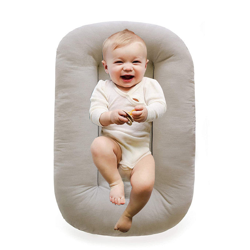 Portable Foldable Baby Travel Crib Bed | lifestyle layered styling