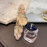 Pink gold face