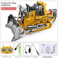 Remote control construction vehicle with handheld controller