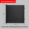 X-Large Black 78x150cm