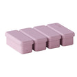 4 Sections Lidded Tray, Lilac