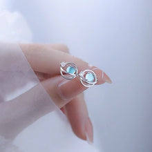 Saturn Moonstone Look Planet Earrings