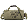 Printed Logo Portable Canvas - Army green