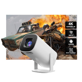 Portable Android Home Projector with 4K Video Decoding and 720p Output