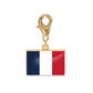 Stainless Steel National Flag Pendant Bracelet