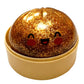 Steamed bun squishy toy in a glitter finish on a plain white background