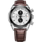 Megir Multifunctional Mens Quartz Watch | macro material texture detail