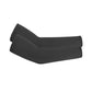 Detail of the soft elastic wrist band that holds the cooling arm sleeve in place