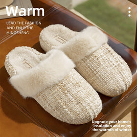 Plush Home Slippers for Women