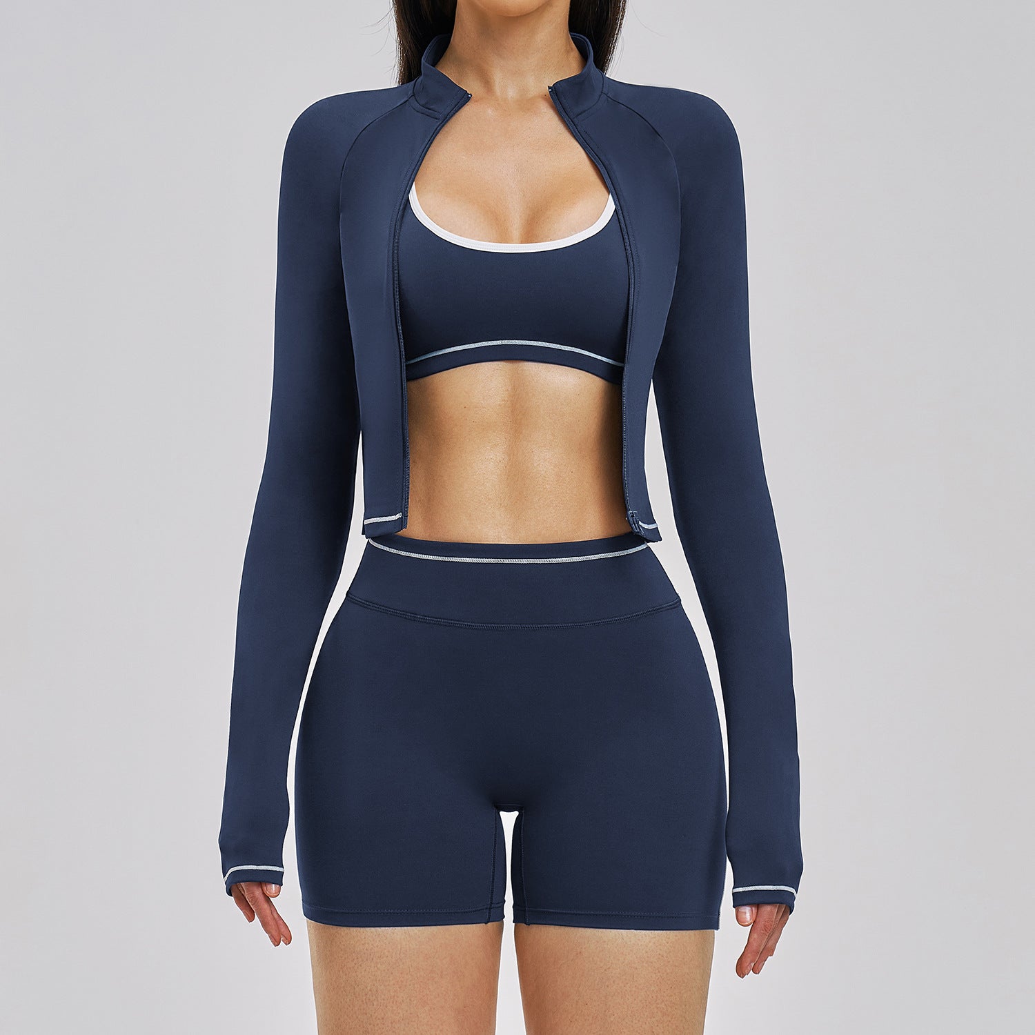 Sports and fitness apparel | styled in a neutral setting