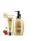 A 260 millilitre tube and an 800 millilitre bottle of the conditioning hair mask with cherries
