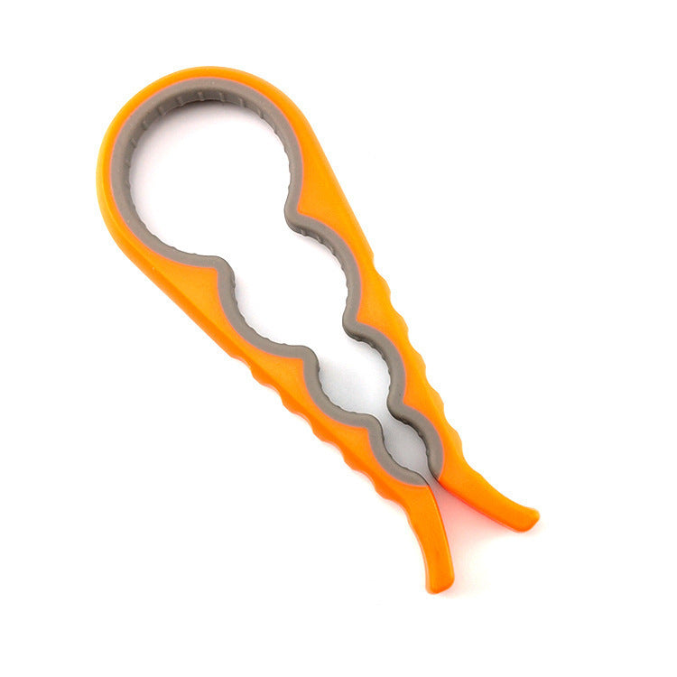 Four in one kitchen jar opener shown in four colors