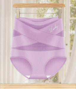High waist tummy control seamless brief in a firm nylon and spandex stretch