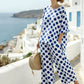 3D Print Loose Women Two Piece Dress