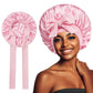 Satin Elastic Nightcap | side angle accent detail