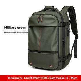 Vacuum Compression Travel Backpack 56 75l Waterproof Oxford Laptop Business