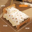 Small MDF Bed Winter Set Pets ?10 lbs