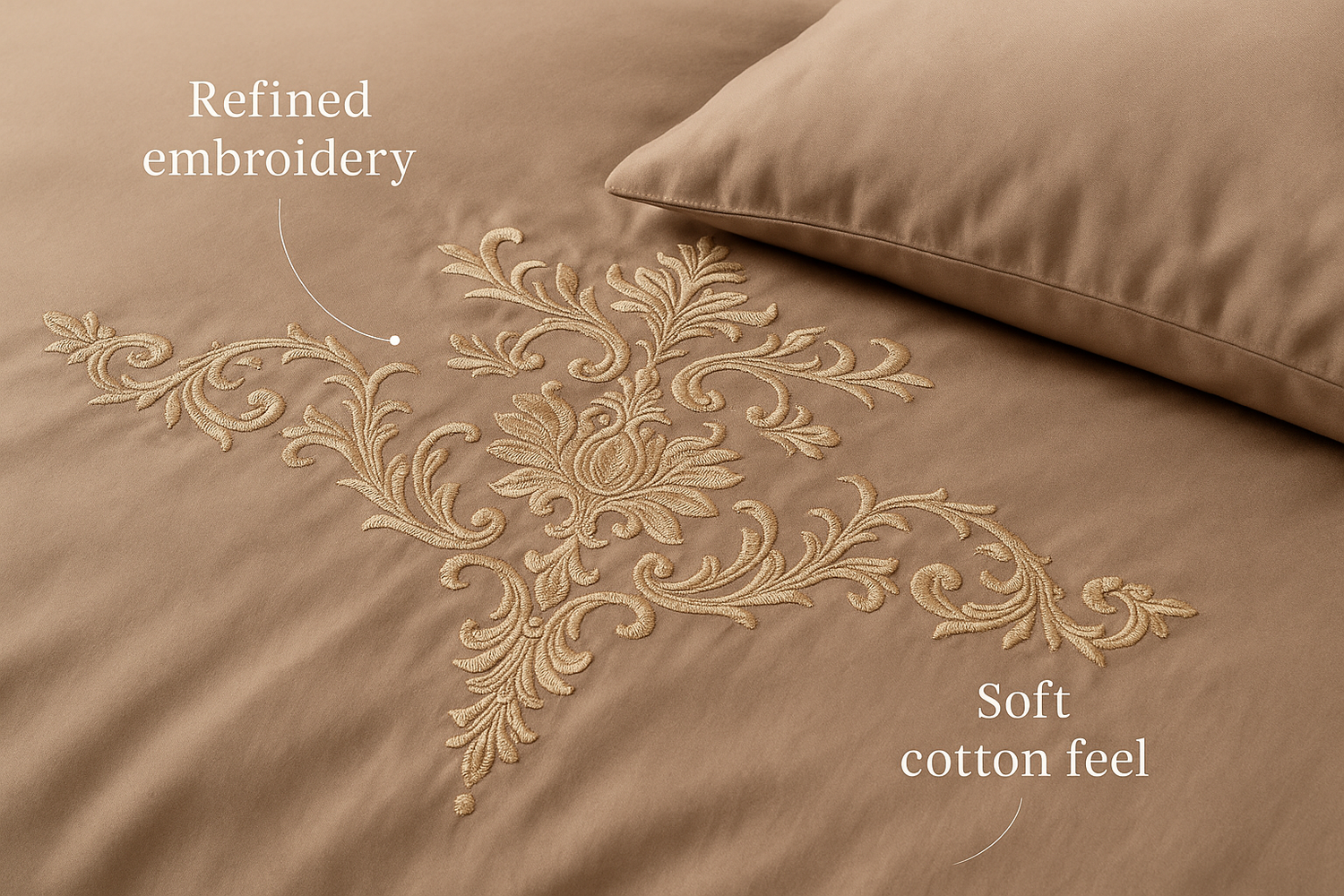 european high end luxury embroidered wedding four piece set of pure cotton bed sheetss washed silk quilt cover wedding b 7