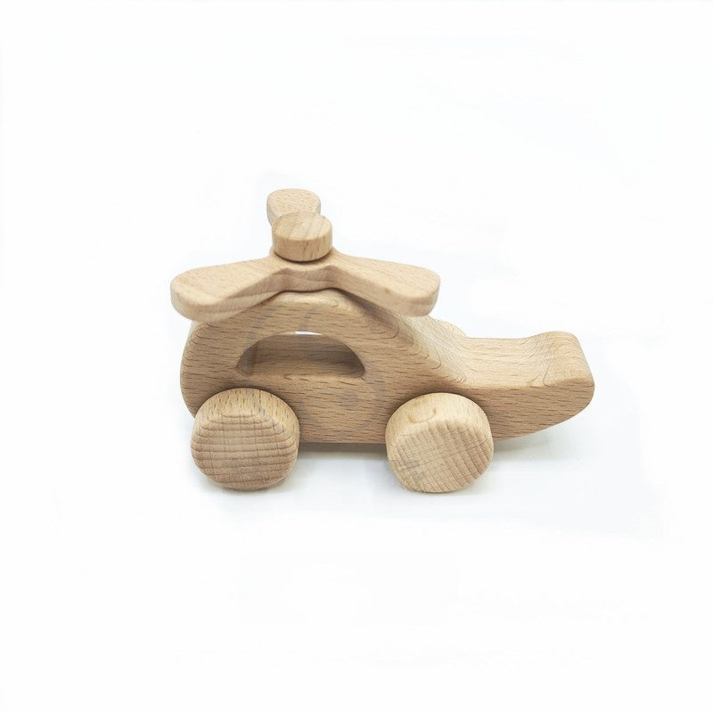 Wooden Baby Rattle Teether Toy | lifestyle layered styling