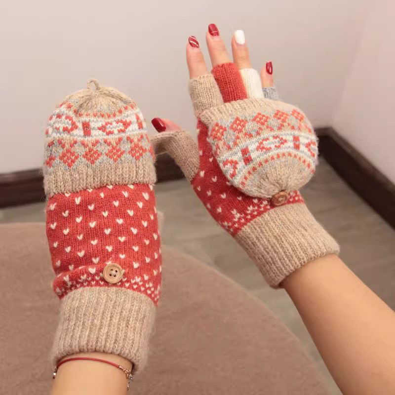 Flip-top dual-purpose gloves
