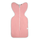 Baby swaddle sleeping bag with its packaging, sleeveless cotton sleep sack
