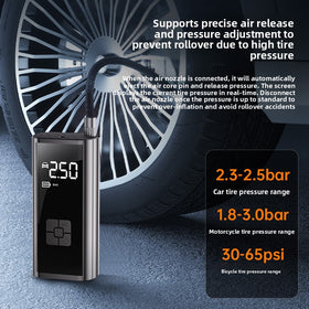 Portable Digital Tire Inflator, Cordless Car Air Pump