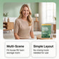 Peppermint and cinnamon scent pouch pack shown in a bright living room