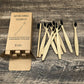 Soft-bristled bamboo toothbrush set | morning natural light styling