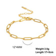 Gold welded chain