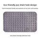 One piece PVC bathroom mat with perforations, shown against a plain background
