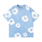 Mens Foam Print Cotton Shorts