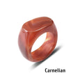 Red Agate Oval