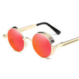 Gold Frame, Red Lens