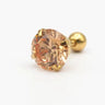Gold Champagne Rhinestone 4mm