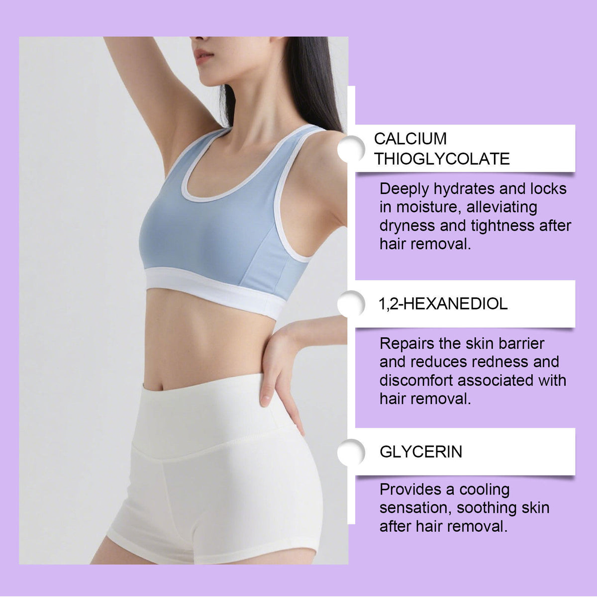 Hair removal kit shown on plain studio background