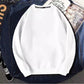 Fleece zip hoodie showing the small chest print graphic and full two way front zip