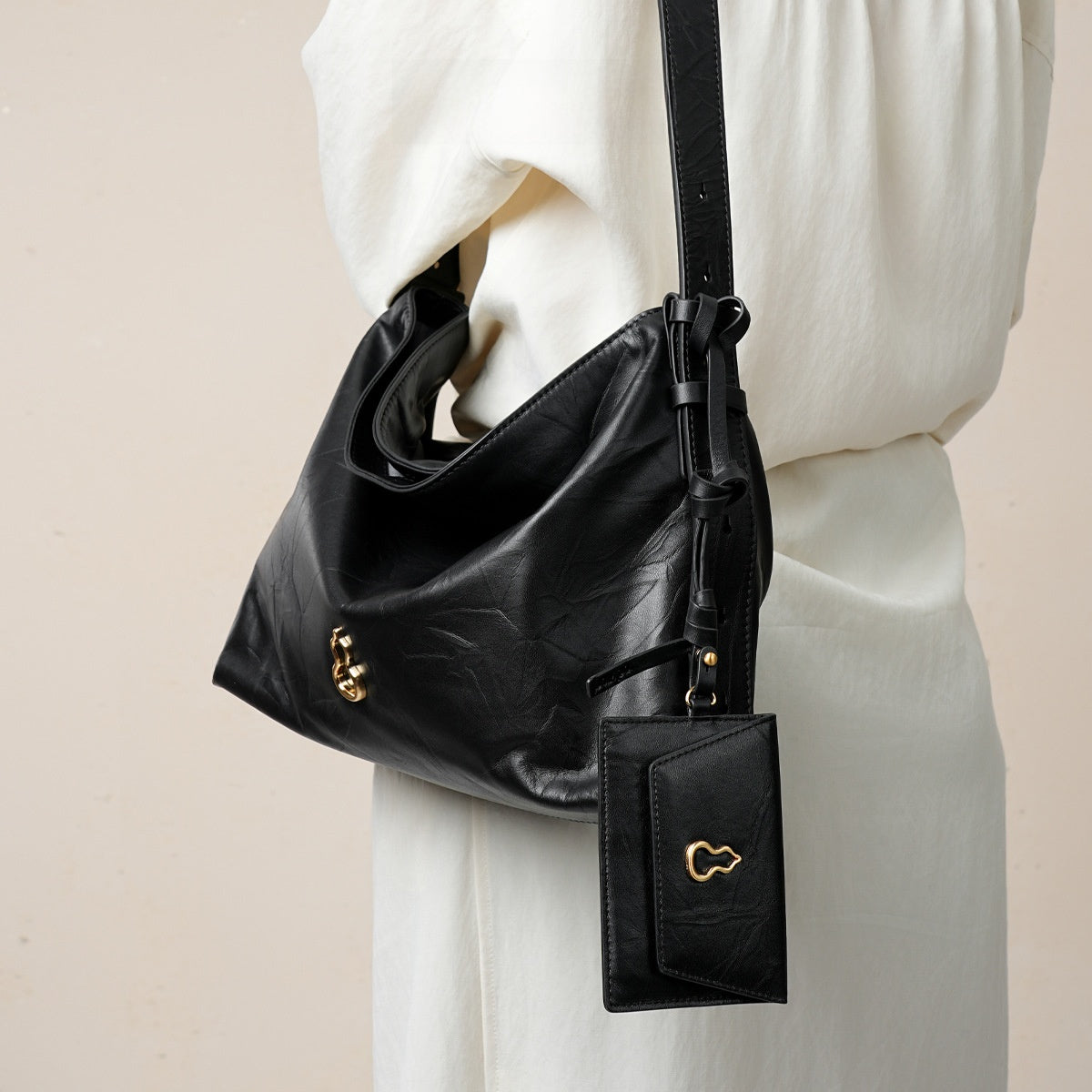 Bampo Half-Peak Genuine Leather | angled product hero shot