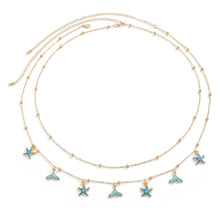 Double Layer Star Tassel Waist Chain with Pendant