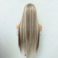 Front Lace Middle Part Synthetic Wig