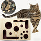 Wooden Maze Scratch Toy for Cats | styled with daily outfit