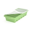 6 rows Round Ice Tray Avocado Green