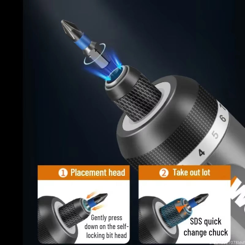 4V Electrical Screwdrivers Set WX242 Portable Smart Cordless Power Screw Driver Mini Electric Drill Home Repair Power Tool