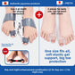 Front view product shot of the adjustable hinged bunion corrector splint
