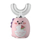 Children U-Shaped Electric Toothbrush with Cartoon Design