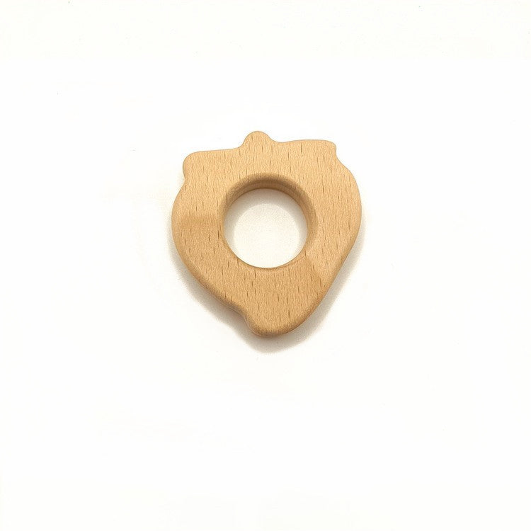Wooden Baby Rattle Teether Toy | feature highlight wide