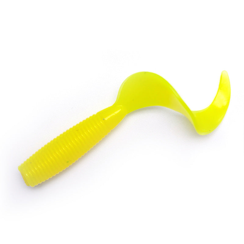 Spiral Tail Soft Fishing Bait | lifestyle in use