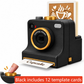 Latte Coffee Printing Art Camera