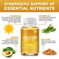 Calcium Soft Capsules Supplement | close up material texture